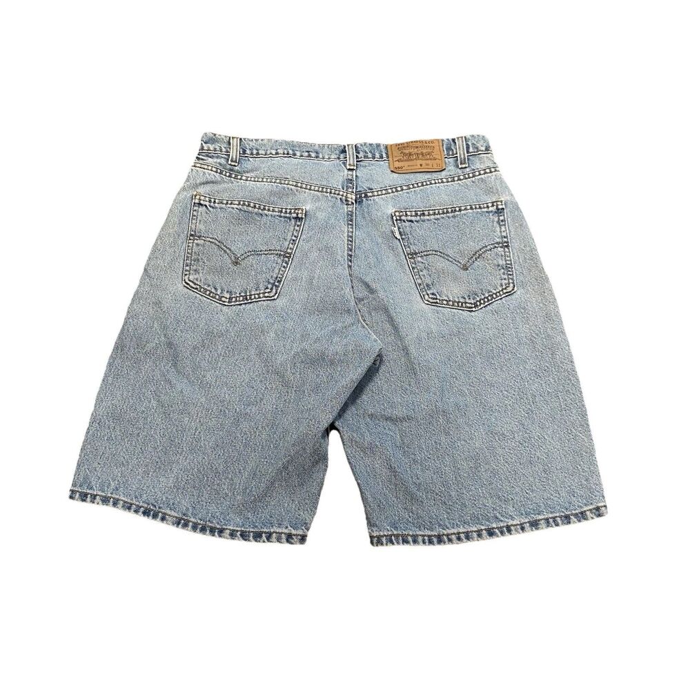 Vintage Levi’s 550 Denim Blue Jean Shorts Jorts Y2K 90s Size 36 True 34 USA Made
